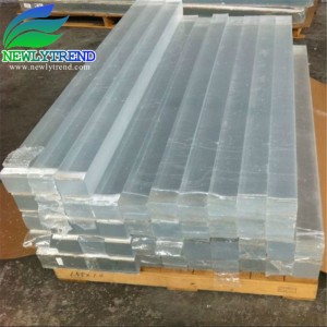 20-300mm thick Custom Made Clear Acrylic Strip